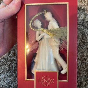 New in box Lenox bride and groom ornament